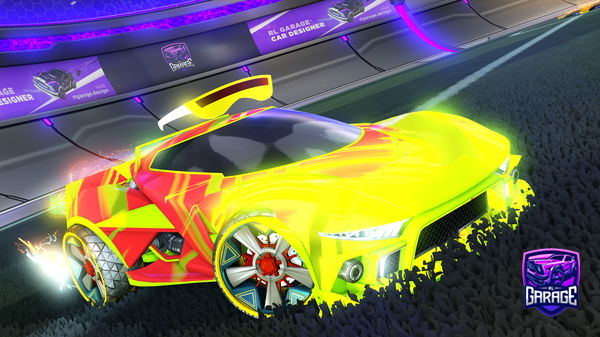 A Rocket League car design from TrulyFakeJake