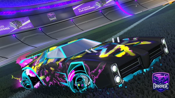 A Rocket League car design from Jam_ware