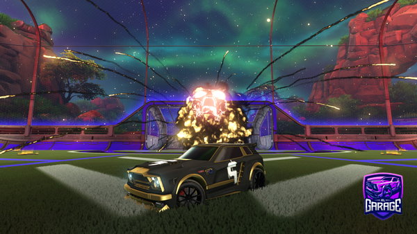 A Rocket League car design from Dropshotiux