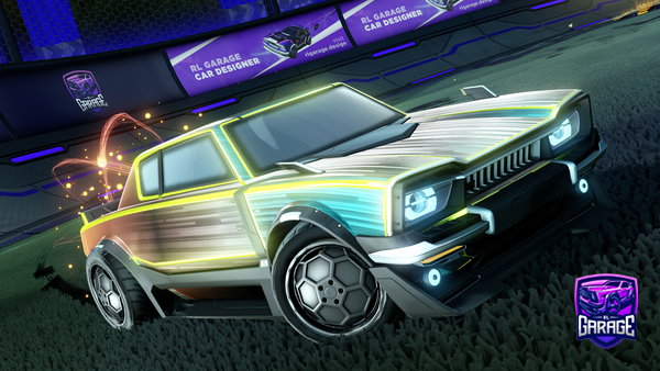 A Rocket League car design from LwGwNw
