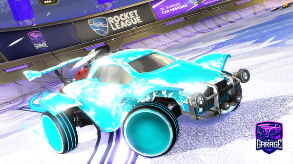A Rocket League car design from Maxikaxi6194