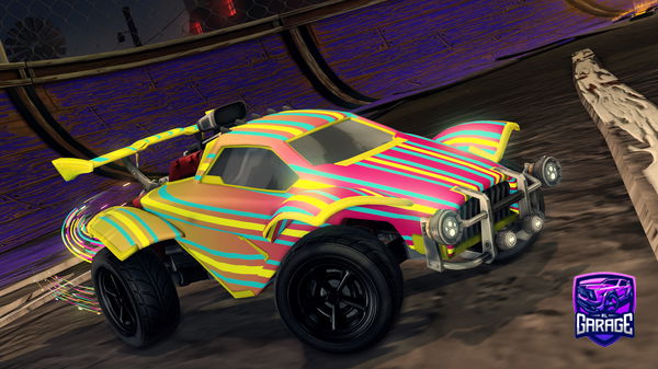 A Rocket League car design from bendyrhino