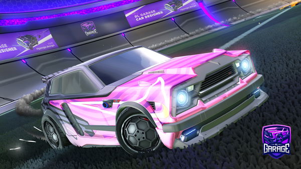 A Rocket League car design from BtoXXX