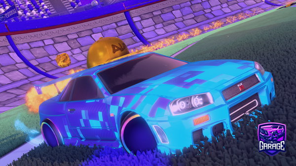 A Rocket League car design from ashyz