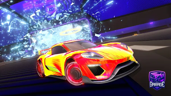 A Rocket League car design from r98