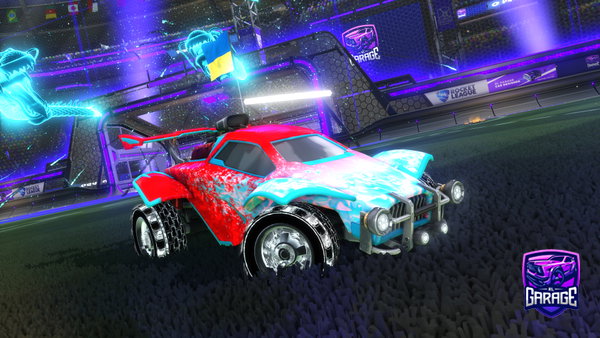 A Rocket League car design from Juicyprods_YT