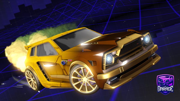 A Rocket League car design from Ayvix