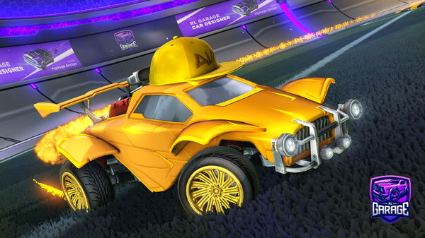 A Rocket League car design from Psy360