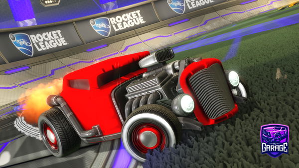 A Rocket League car design from ClippedByArtxc