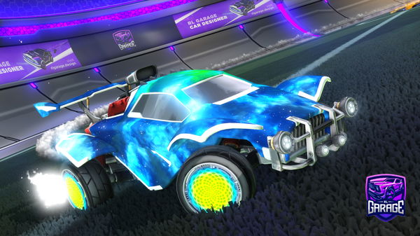 A Rocket League car design from Glg