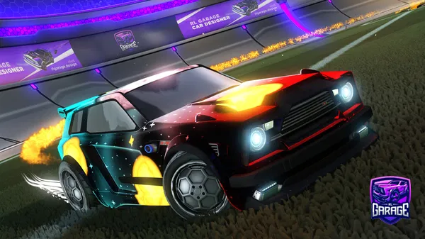 A Rocket League car design from Outburst