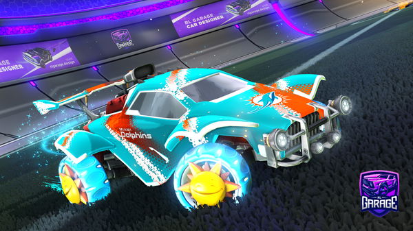 A Rocket League car design from coolj71111