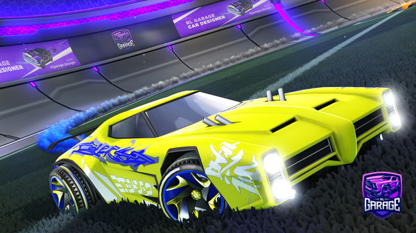 A Rocket League car design from Szerencses13