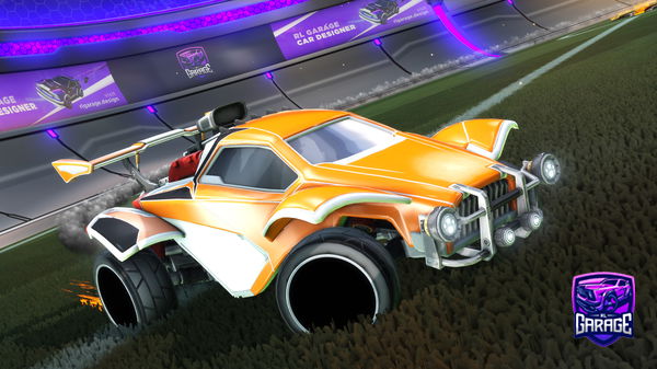 A Rocket League car design from Gupadre