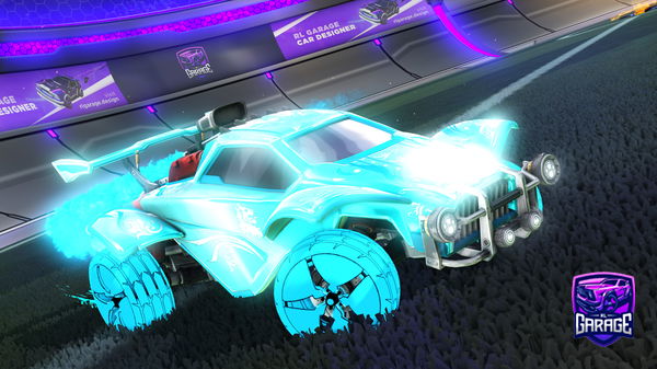 A Rocket League car design from Gh01st
