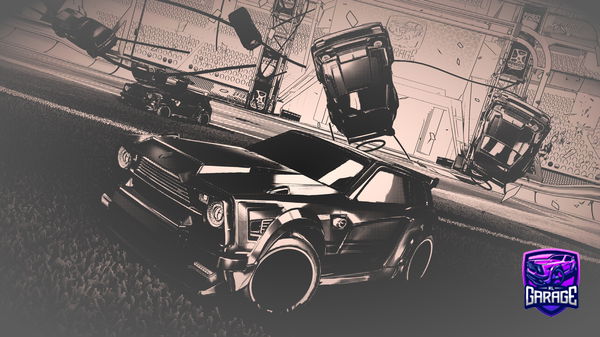 A Rocket League car design from LWG1