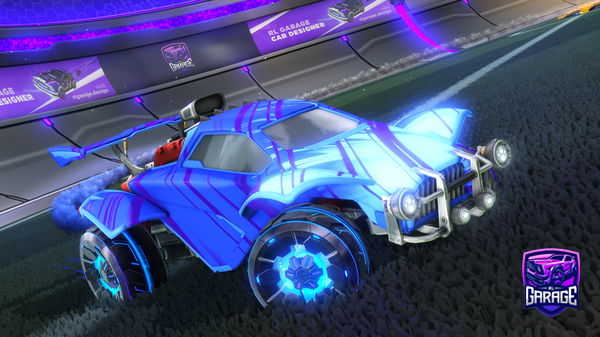 A Rocket League car design from bradcraft