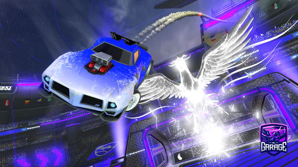 A Rocket League car design from Hachedeleon