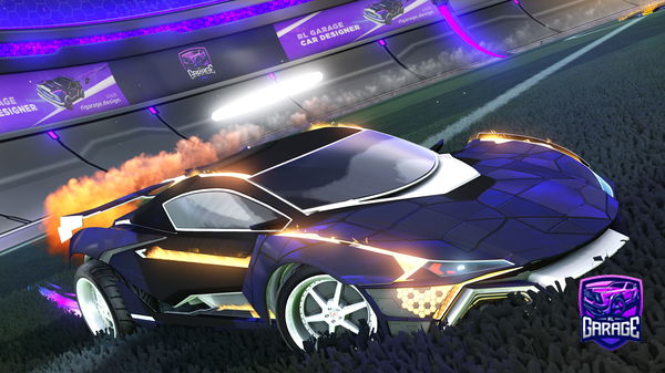 A Rocket League car design from Aurallox