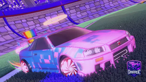 A Rocket League car design from Foxriffic