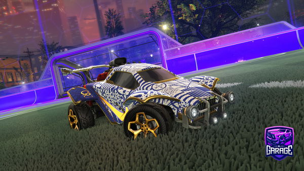A Rocket League car design from satt-up