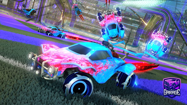 A Rocket League car design from sinkisdum