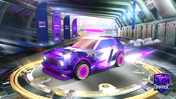 A Rocket League car design from VISION_hoTsam07
