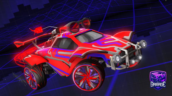 A Rocket League car design from Misha76_