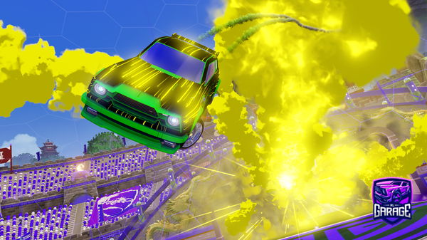 A Rocket League car design from voltriek