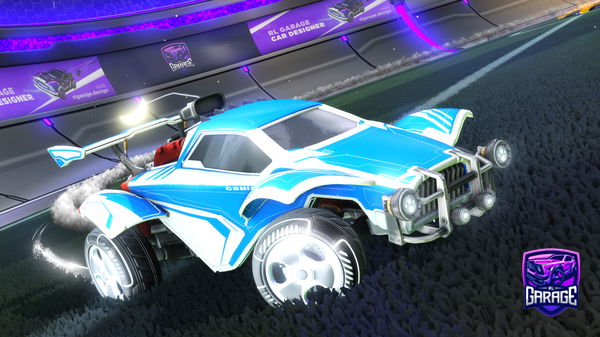 A Rocket League car design from Dudebr0