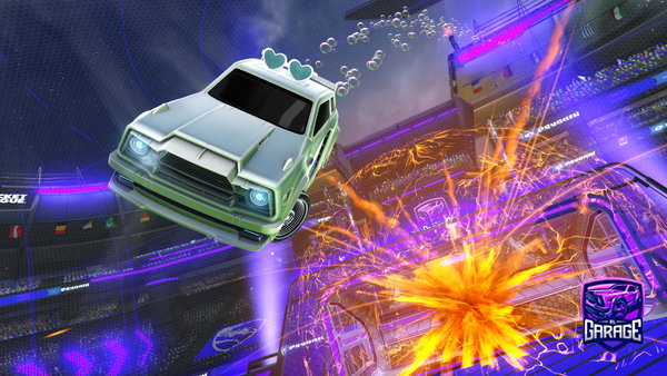A Rocket League car design from Gaming_MEMER255