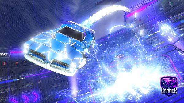 A Rocket League car design from AUGUSTOROMERO