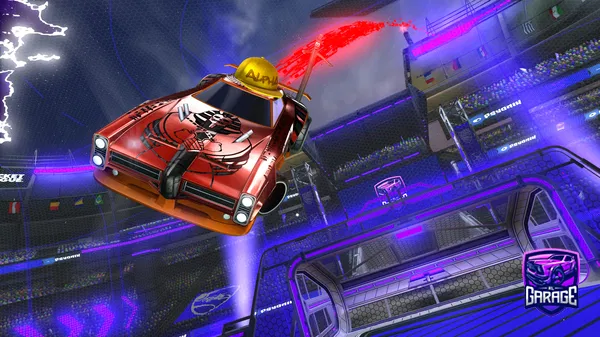 A Rocket League car design from duckieiscool