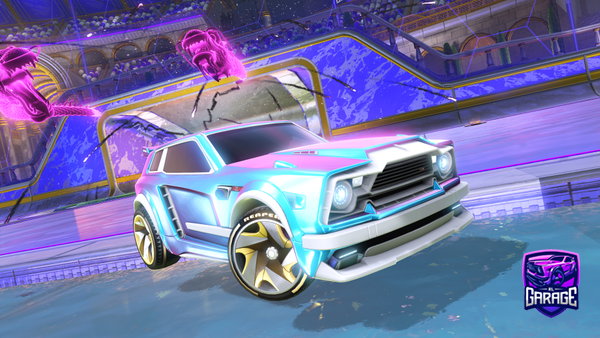 A Rocket League car design from Helivex