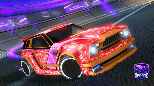 A Rocket League car design from AstroIsKool