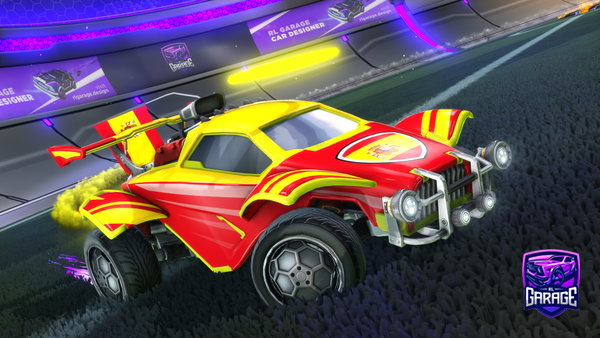 A Rocket League car design from PHXmaritokakeito