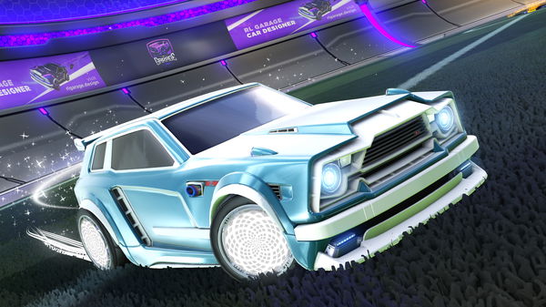 A Rocket League car design from xipp