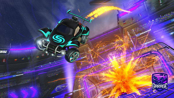 A Rocket League car design from Zzkos