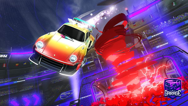 A Rocket League car design from NissanSkyline10