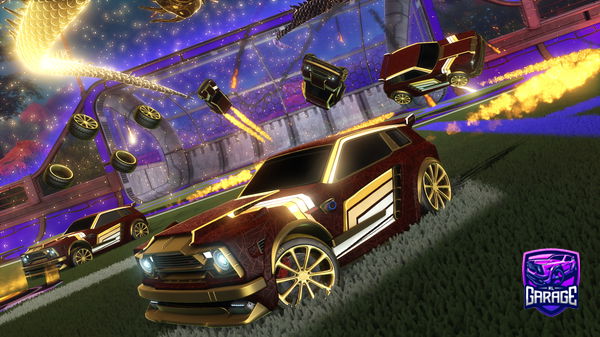 A Rocket League car design from misujmecheru