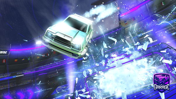 A Rocket League car design from Rutucan