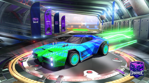 A Rocket League car design from Electroxical