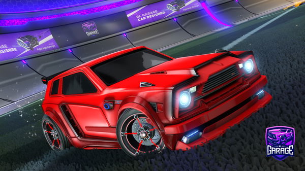 A Rocket League car design from Staticklips