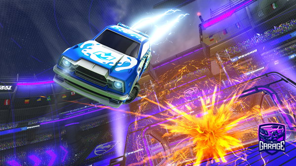 A Rocket League car design from vamosovic