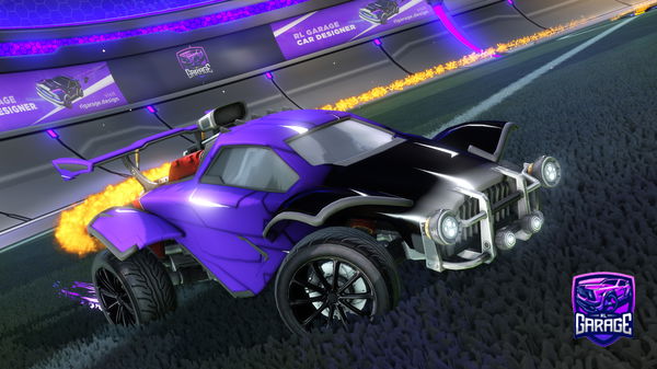 A Rocket League car design from Road_to_black_standard