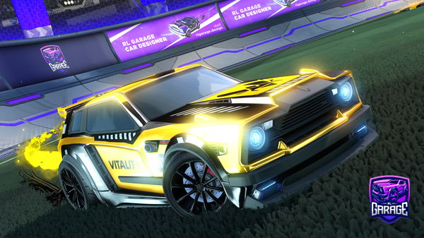 A Rocket League car design from TTV_Ghostz