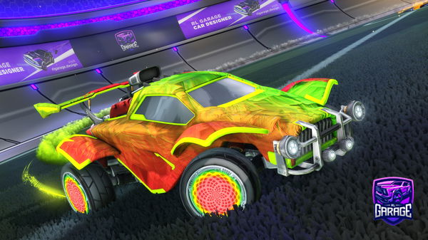 A Rocket League car design from Trippnoncrack