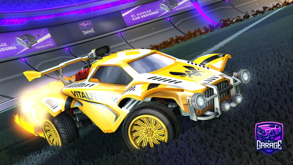 A Rocket League car design from Vybes_bailey