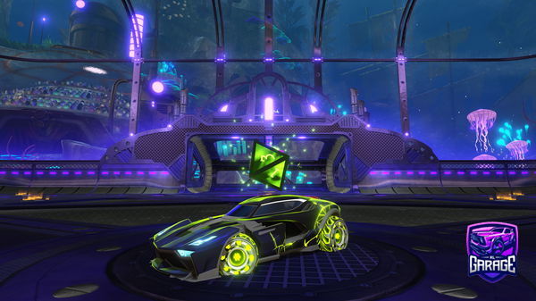 A Rocket League car design from -Mouni-