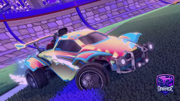 A Rocket League car design from refuise